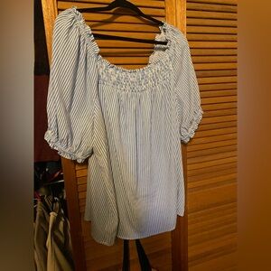 Cute milk maid style top from Torrid!